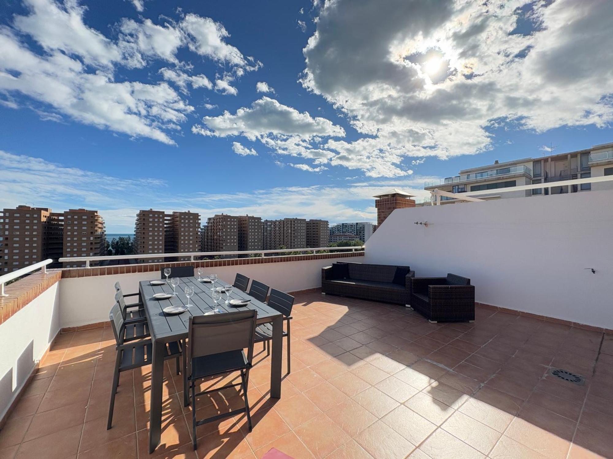 Ferienwohnung Acv- Costa Marfil Ii-2ª Linea Planta 6 Frontal Oropesa del Mar Exterior foto